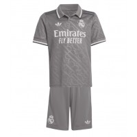 Maglia Calcio Real Madrid Antonio Rudiger #22 Terza Divisa Bambino 2024-25 Manica Corta (+ pantaloncini)